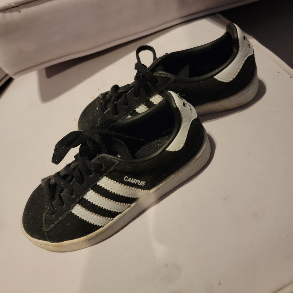 Previously loved boys size 13 adidas sneakers